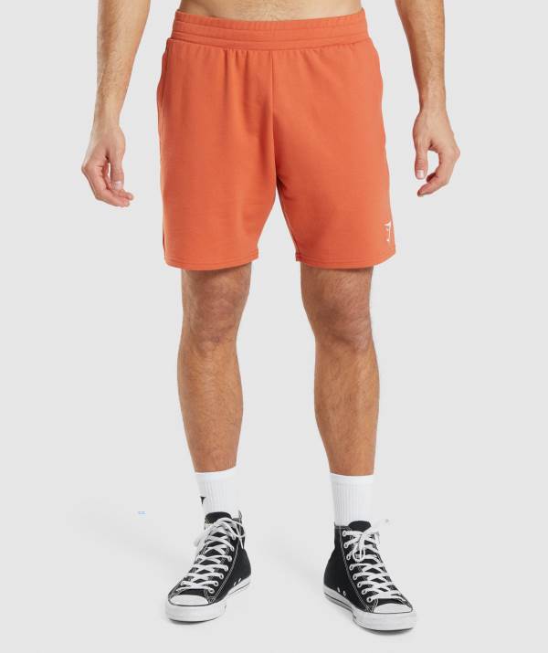 Panske Šortky Gymshark Critical 7" Oranžové | TY3681425